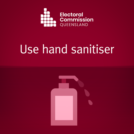 Use hand sanitiser