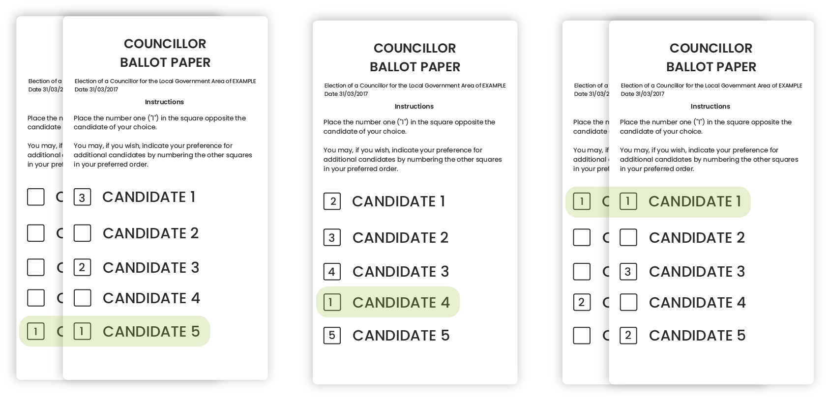 OPV count - tally